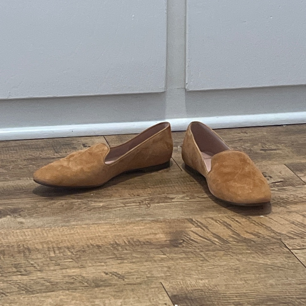 JCrew Brown Suede Loafers